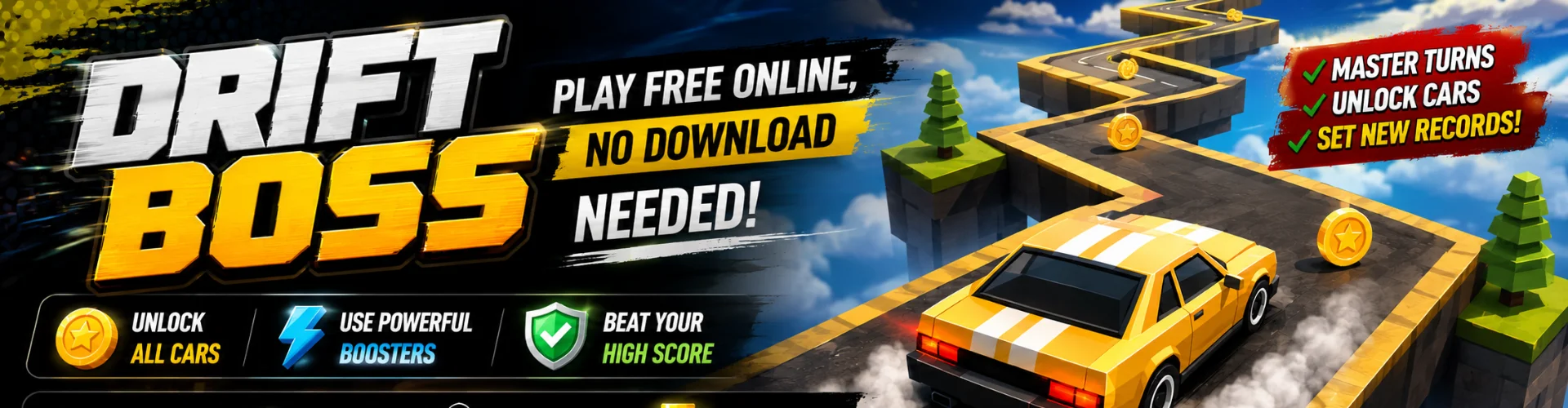 Drift Boss – Play free online in your browser