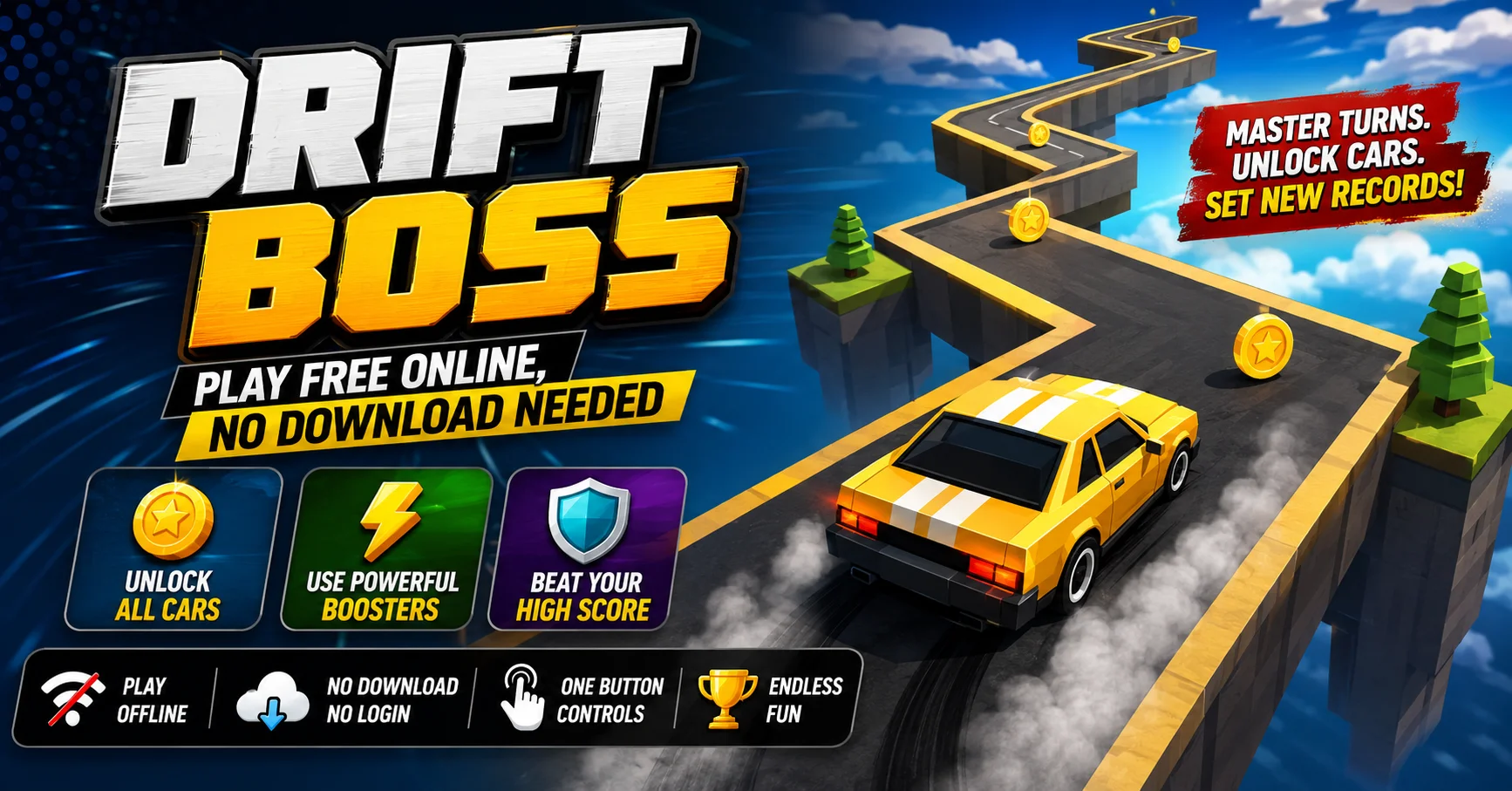 Drift Boss arcade racing game