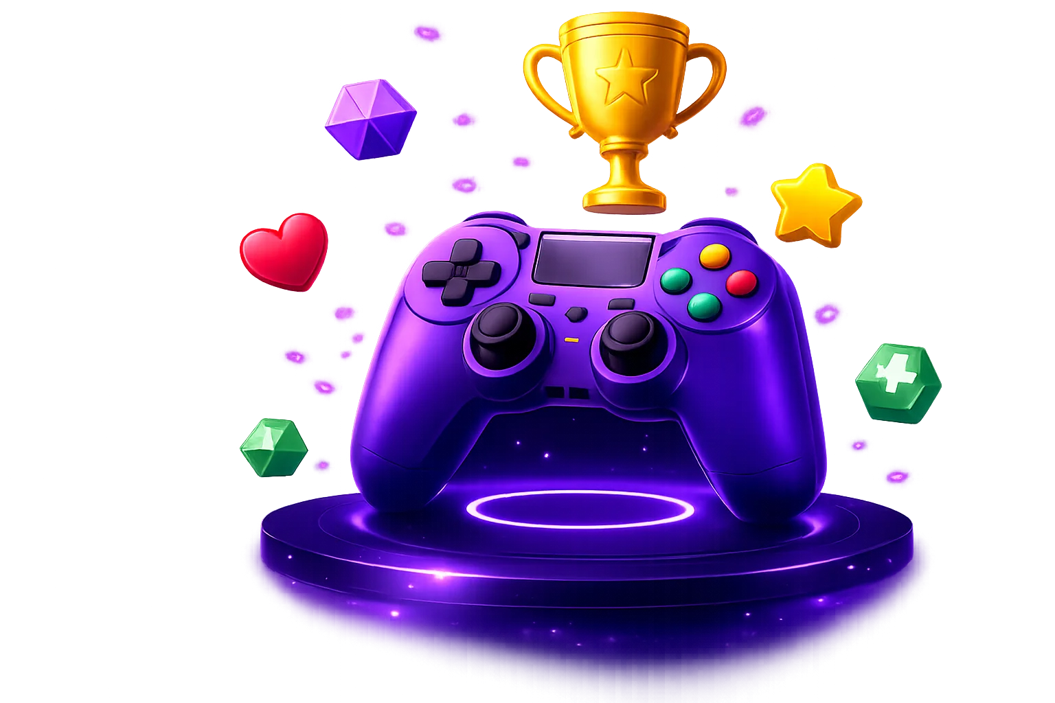 Gaming hero illustration