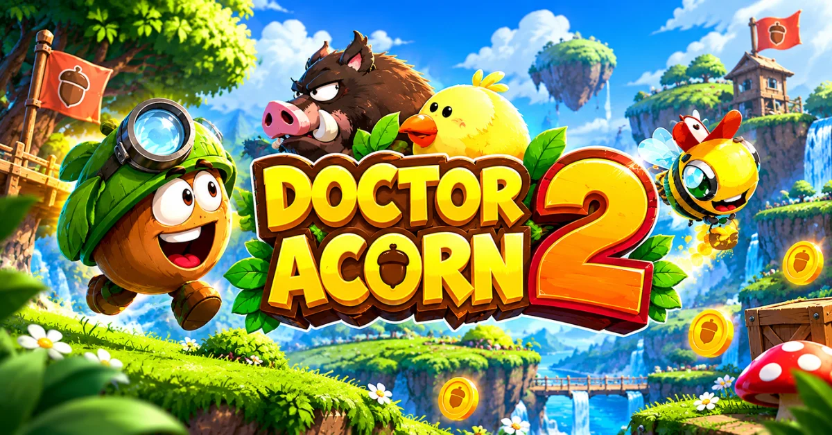 Doctor Acorn 2 physics puzzle game